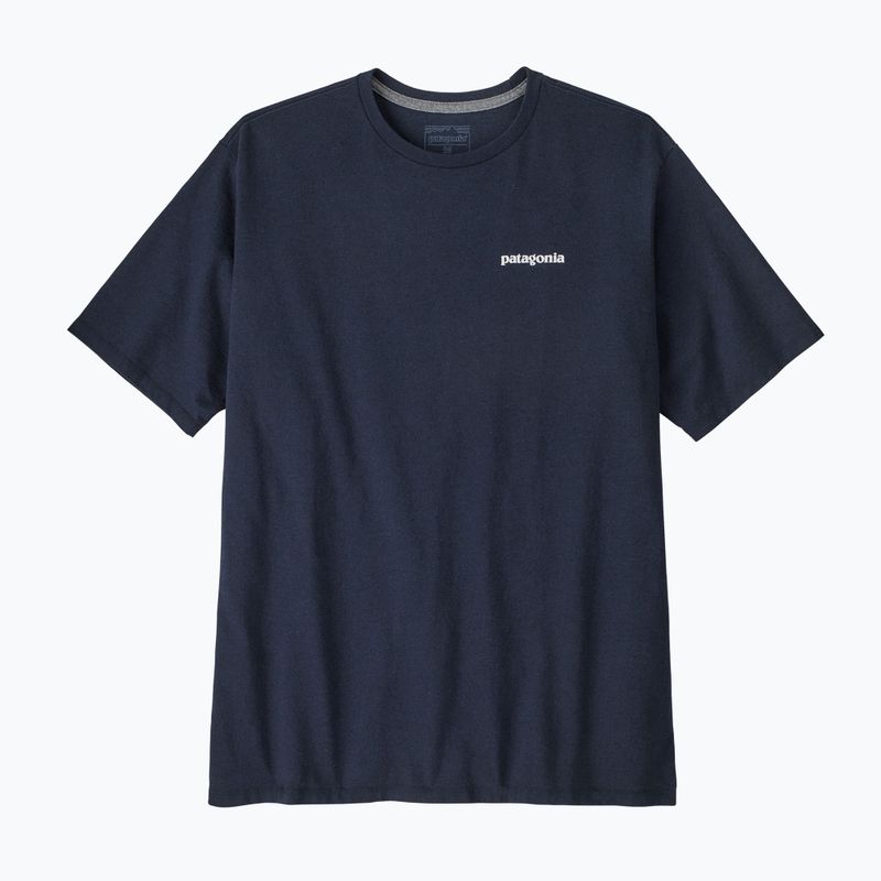 Men's Patagonia P-6 Logo Responsibili-Tee new navy T-shirt 3