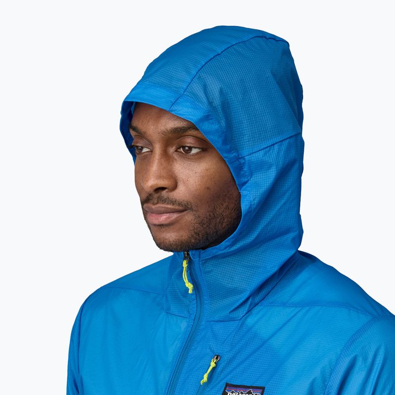 Men's Patagonia Houdini wetland blue wind jacket 4