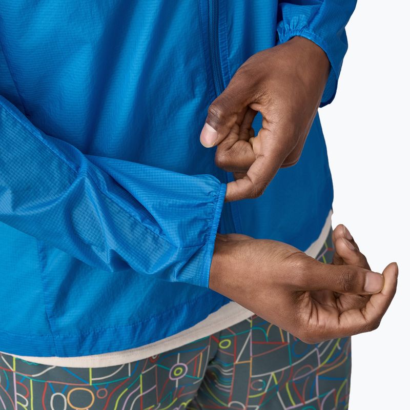 Men's Patagonia Houdini wetland blue wind jacket 5