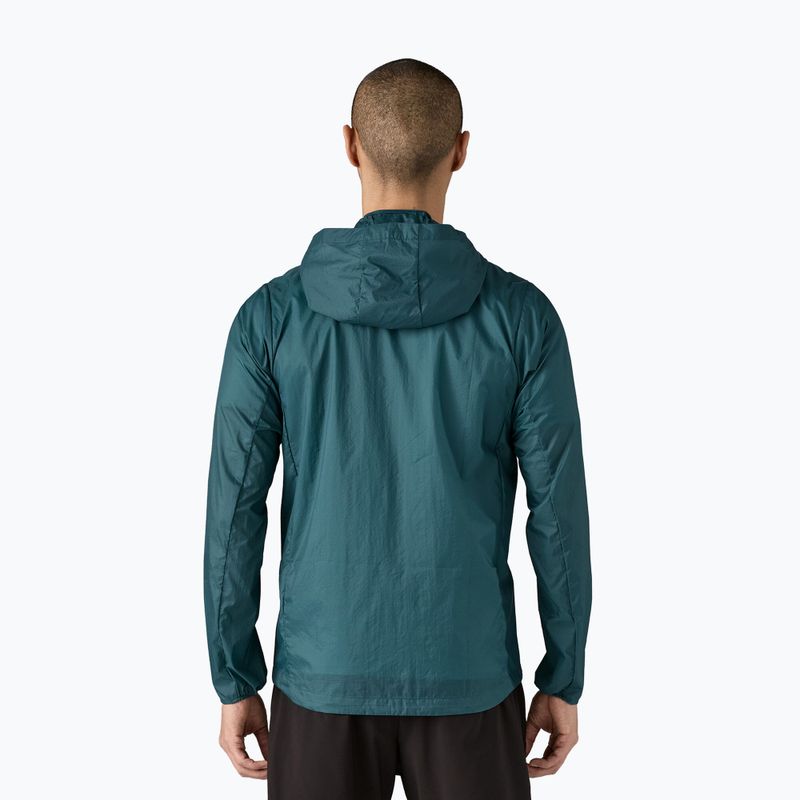 Men's Patagonia Houdini wetland blue wind jacket 2