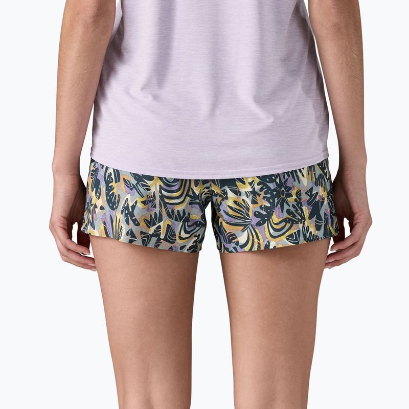 Patagonia Strider Pro 3 1/2" women's shorts wild botanist/thermal blue 2