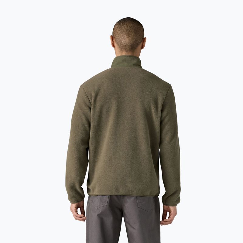 Patagonia men's fleece sweatshirt Synch basin green 4