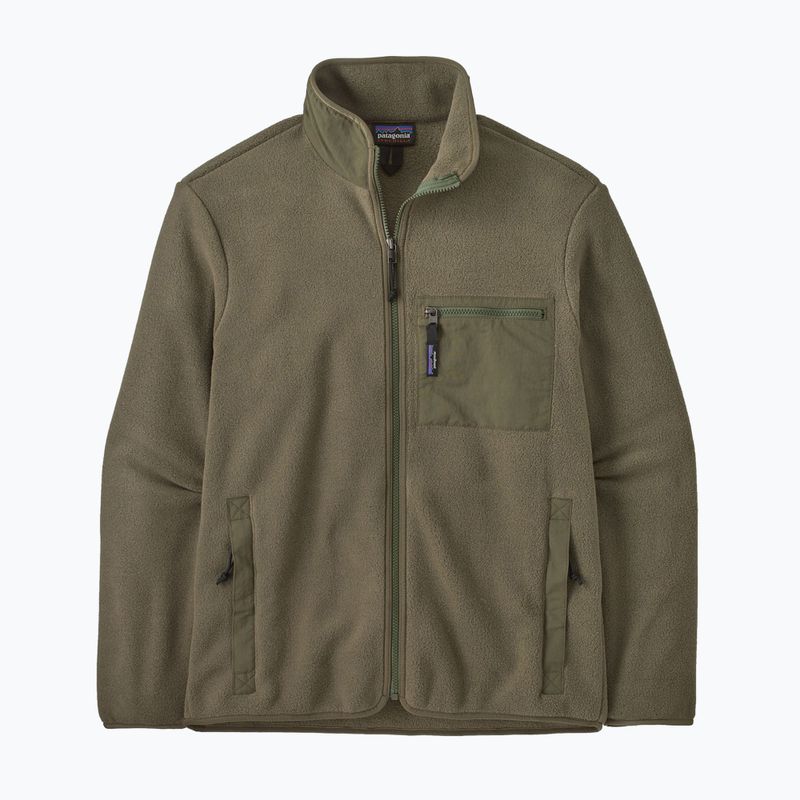 Patagonia men's fleece sweatshirt Synch basin green 6