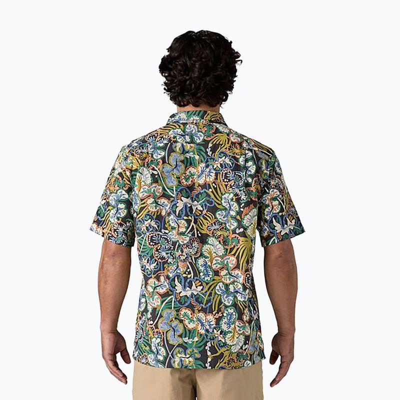 Patagonia men's Tidal Threads Camp undersea/ink black shirt 2