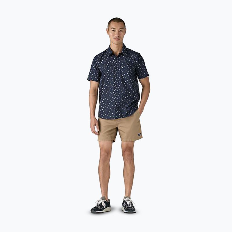 Patagonia men's Go To blossoms/new navy shirt 2