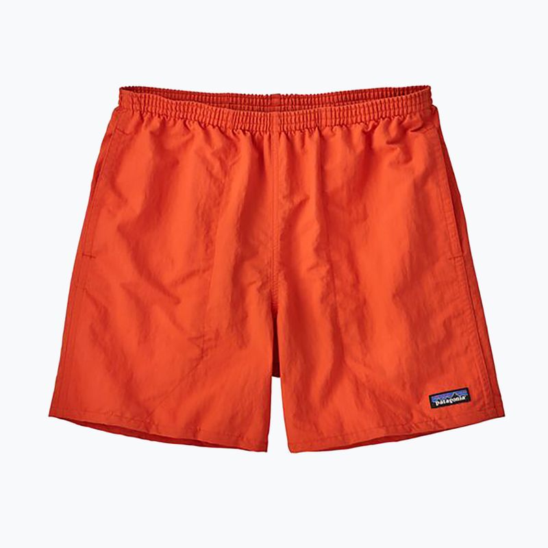 Patagonia men's shorts Baggies 5" pollinator orange 4