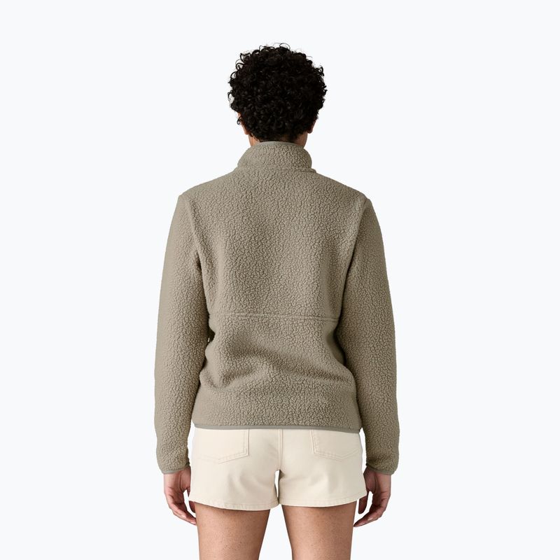 Women's Patagonia Retro Pile fleece sweatshirt Marsupial river rock green 3