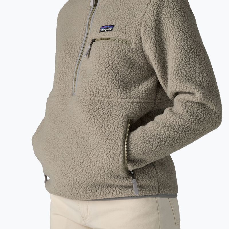 Women's Patagonia Retro Pile fleece sweatshirt Marsupial river rock green 4