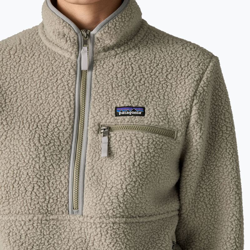 Women's Patagonia Retro Pile fleece sweatshirt Marsupial river rock green 5