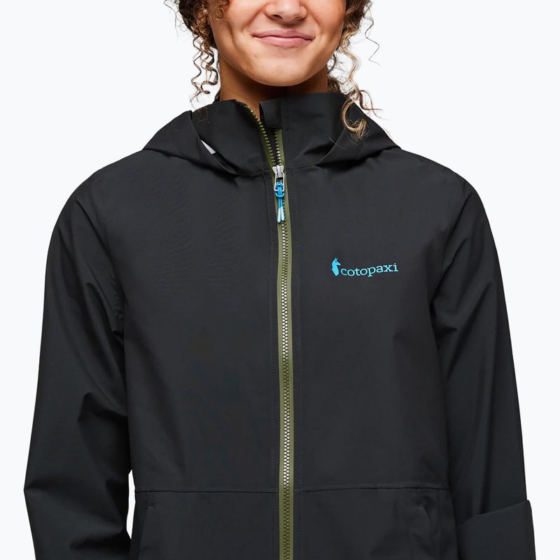 Cotopaxi Cielo Rain Trench black women's rain jacket 5
