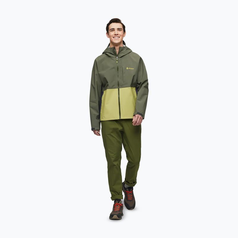 Cotopaxi Cielo Rain Jacket fatigue/lemongrass 2