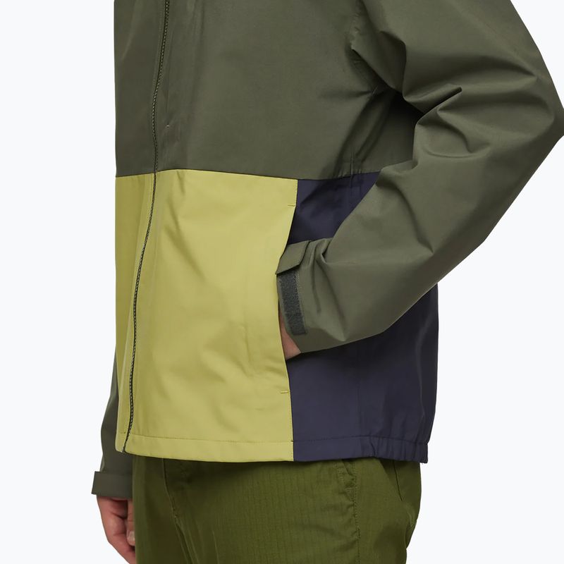 Cotopaxi Cielo Rain Jacket fatigue/lemongrass 7