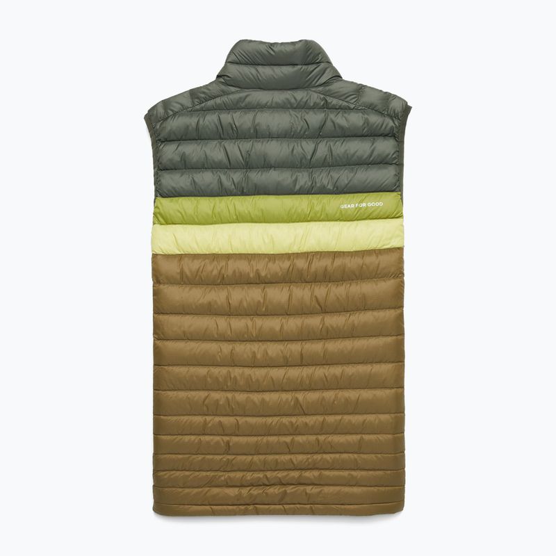 Cotopaxi men's sleeveless Fuego Down woods/live oak 11
