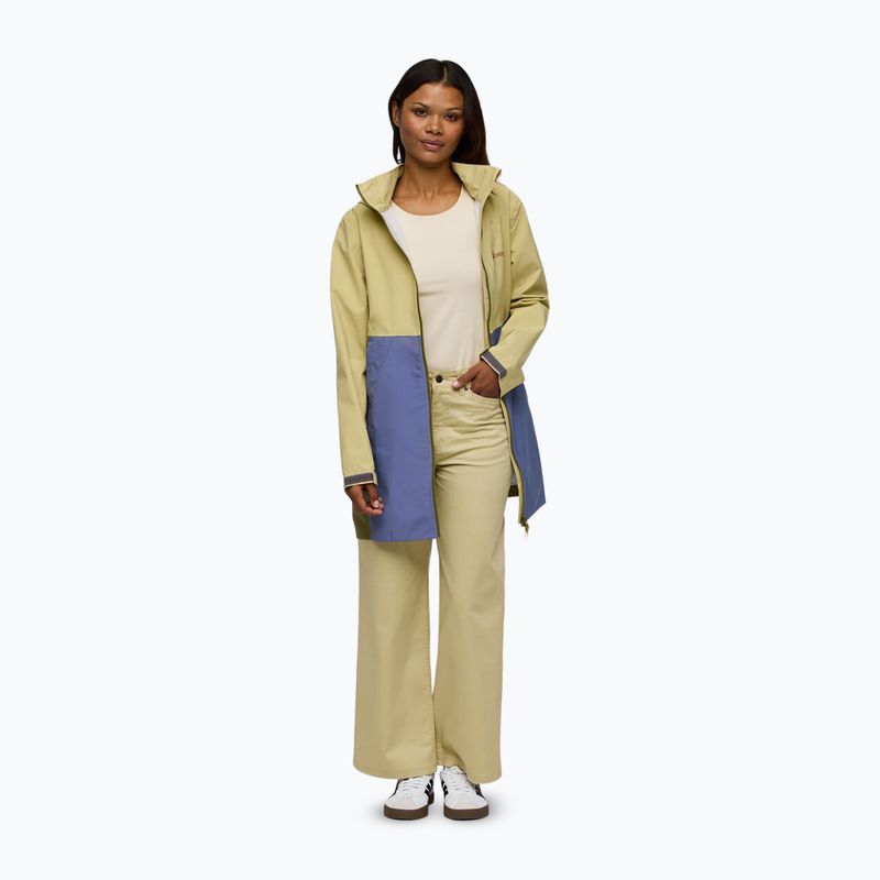 Women's Cotopaxi Cielo Rain Trench grain/smoke rain jacket 7