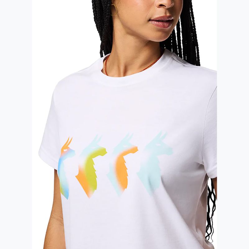 Women's T-shirt Cotopaxi Cuatro Bitmap white 4