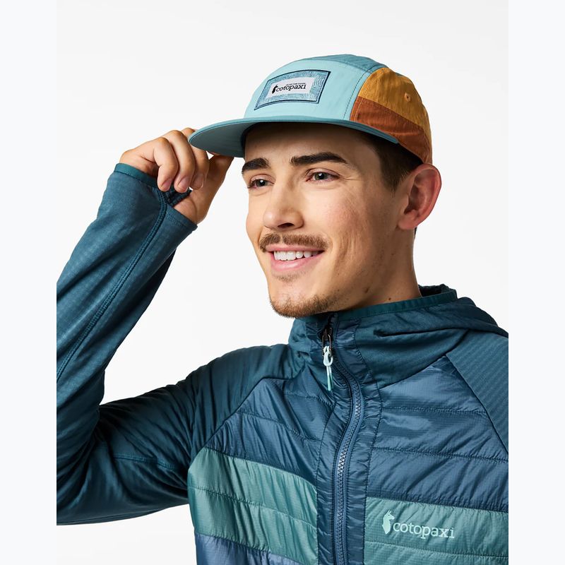 Baseball cap Cotopaxi Zen Garden Tech 5 Panel tide pool and everglade 3