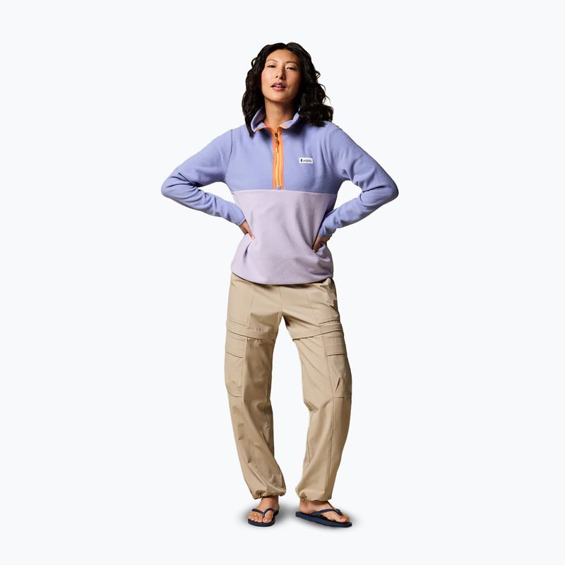 Women's fleece sweatshirt Cotopaxi Amado Fleece Pullover aster and moonbeam 2