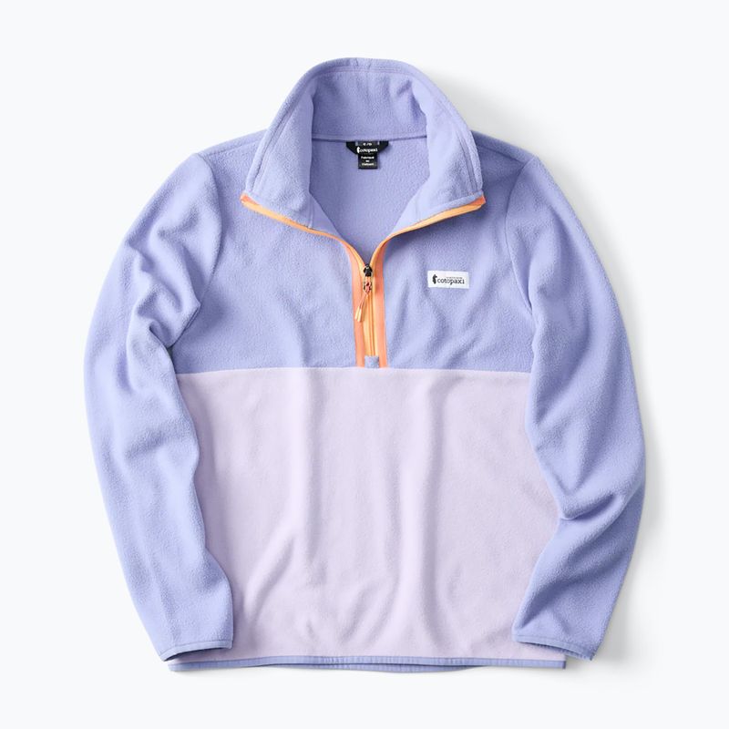 Women's fleece sweatshirt Cotopaxi Amado Fleece Pullover aster and moonbeam 5