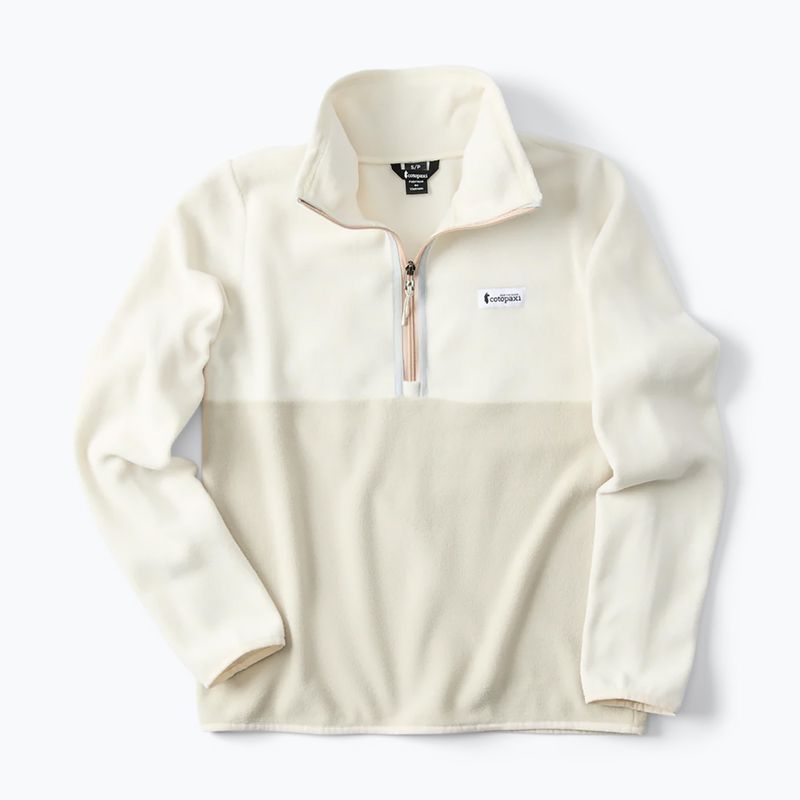 Women's fleece sweatshirt Cotopaxi Amado Fleece Pullover chalk and mineral 4