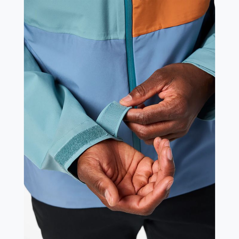 Men's softshell jacket Cotopaxi Impermeo 3L Hooded Shell everglade and steel blue 6