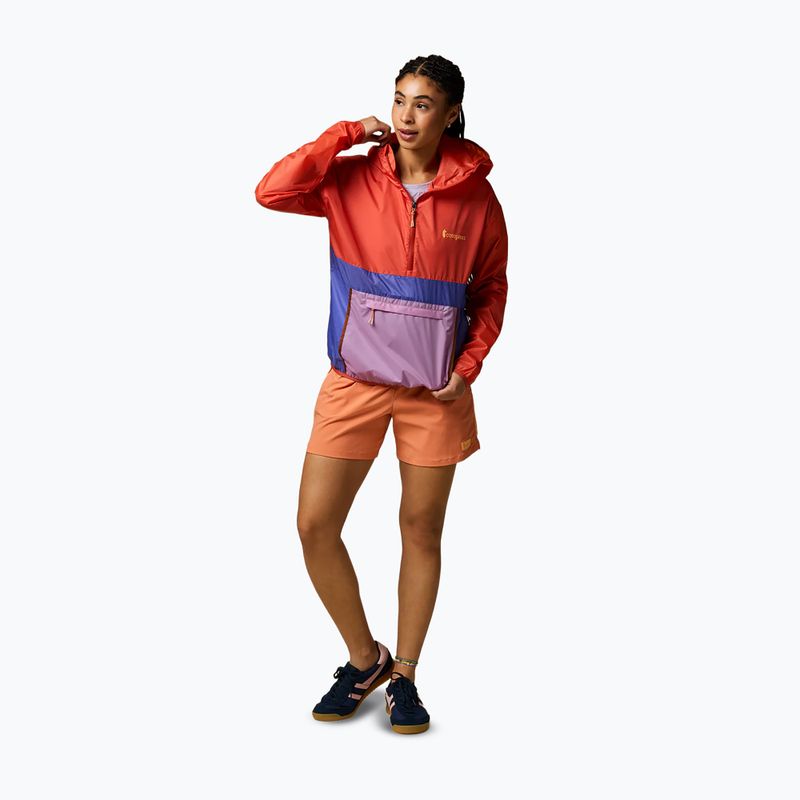 Women's windbreaker jacket Cotopaxi Teca Half-Zip Windbreaker smell the begonias 2