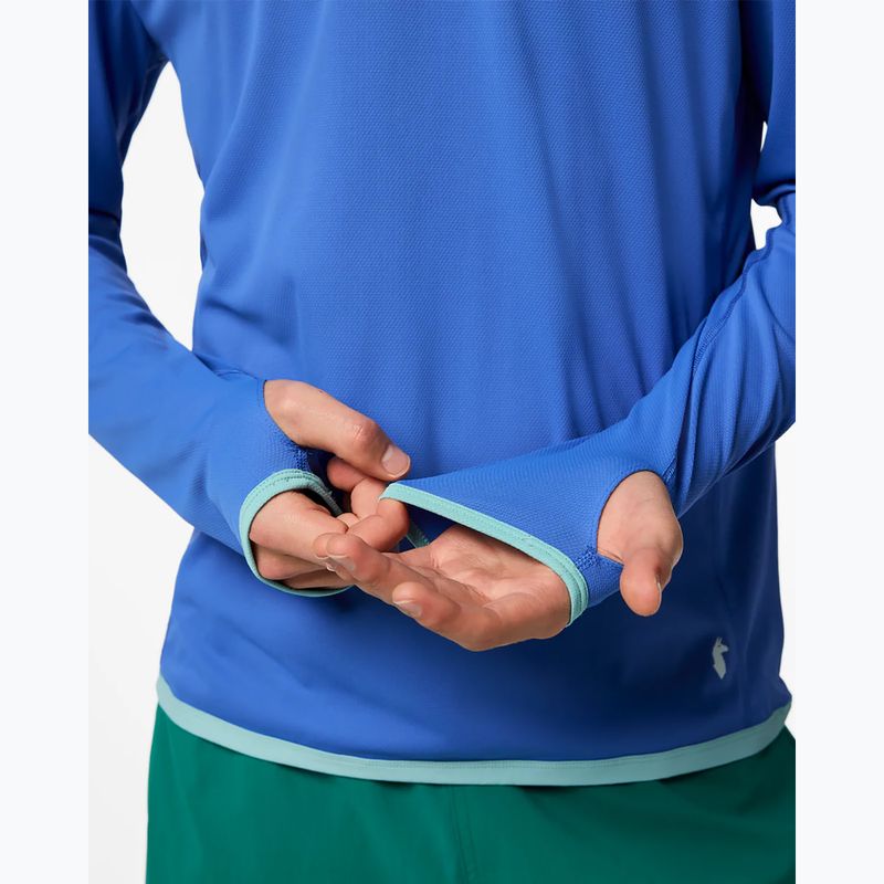 Men's trekking sweatshirt Cotopaxi Sombra Sun Hoodie azure 3