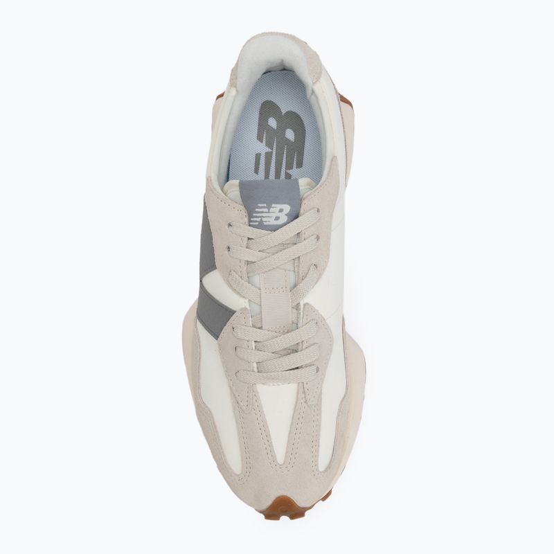 New Balance 327's V1 moonbeam/shadow grey shoes 5