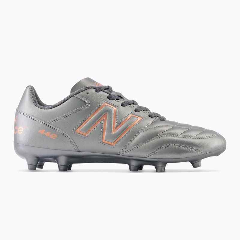 Men's football boots New Balance 442 V2 Academy FG silver 9