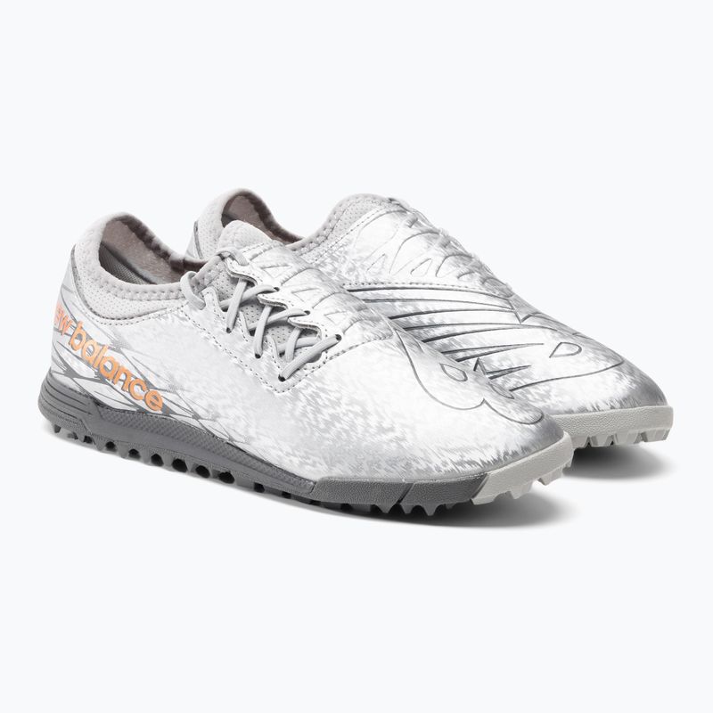 Children's football boots New Balance Furon V7 Dispatch TF Jr silver 4