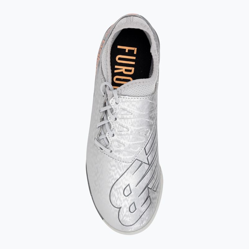 Children's football boots New Balance Furon V7 Dispatch TF Jr silver 6