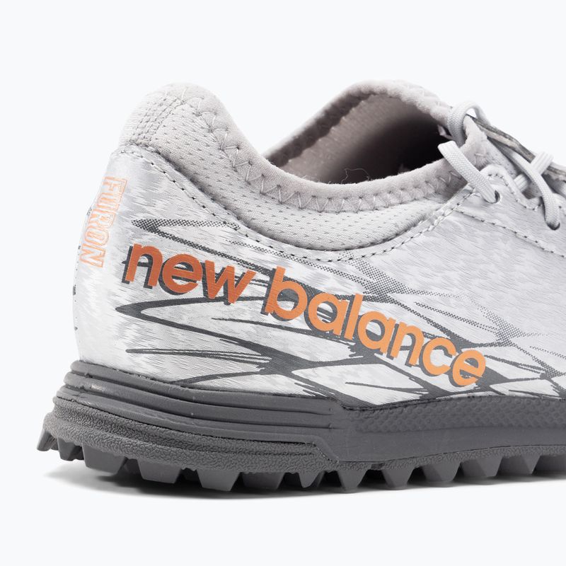 Children's football boots New Balance Furon V7 Dispatch TF Jr silver 8