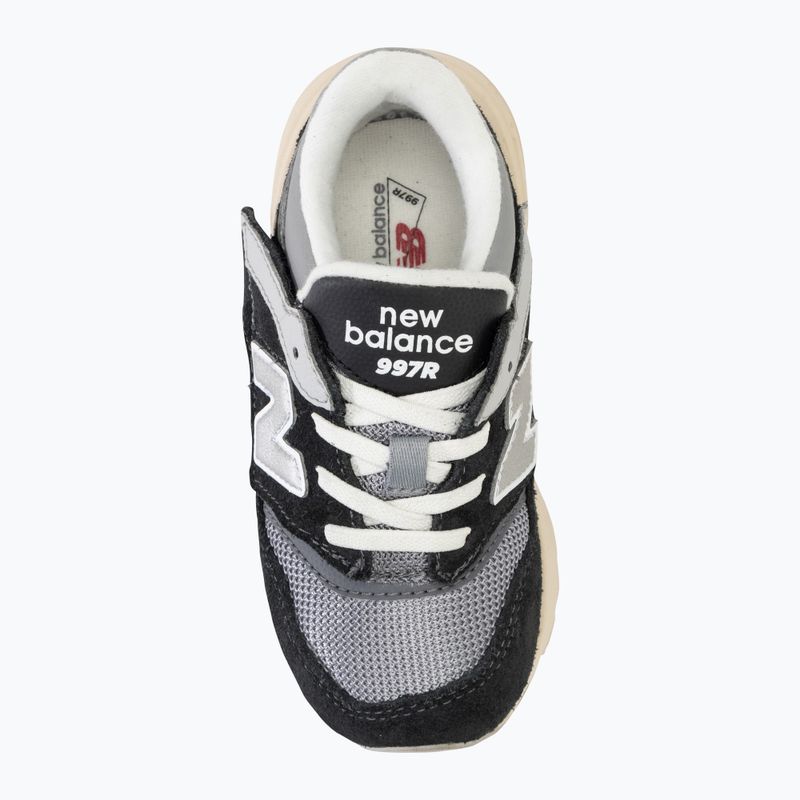 New Balance 997's Hook & Loop V1 children's shoes black 5