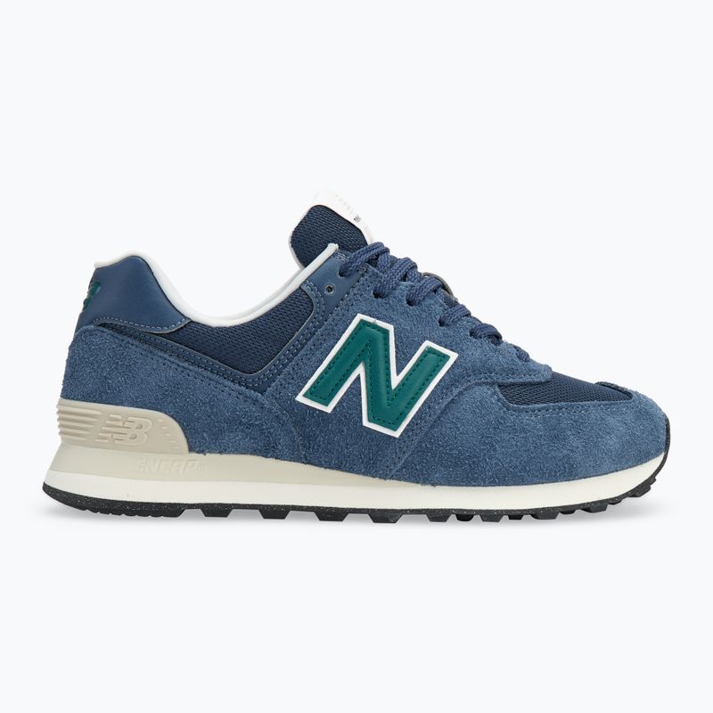 New Balance 574's V2 navy/green shoes 2