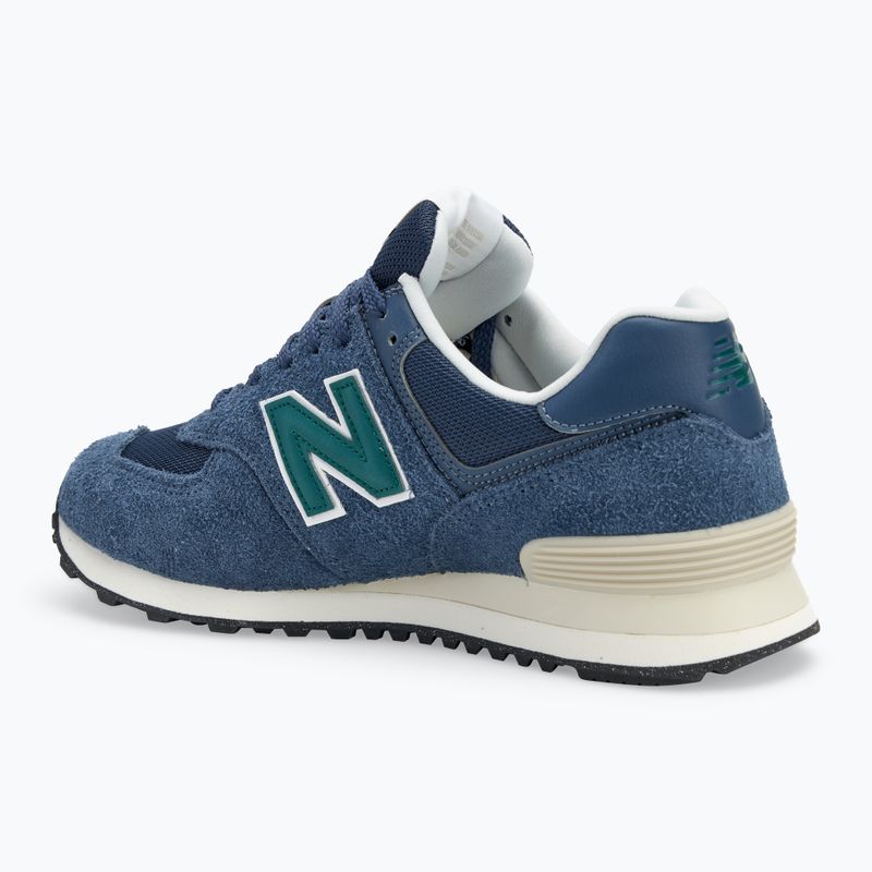 New Balance 574's V2 navy/green shoes 3