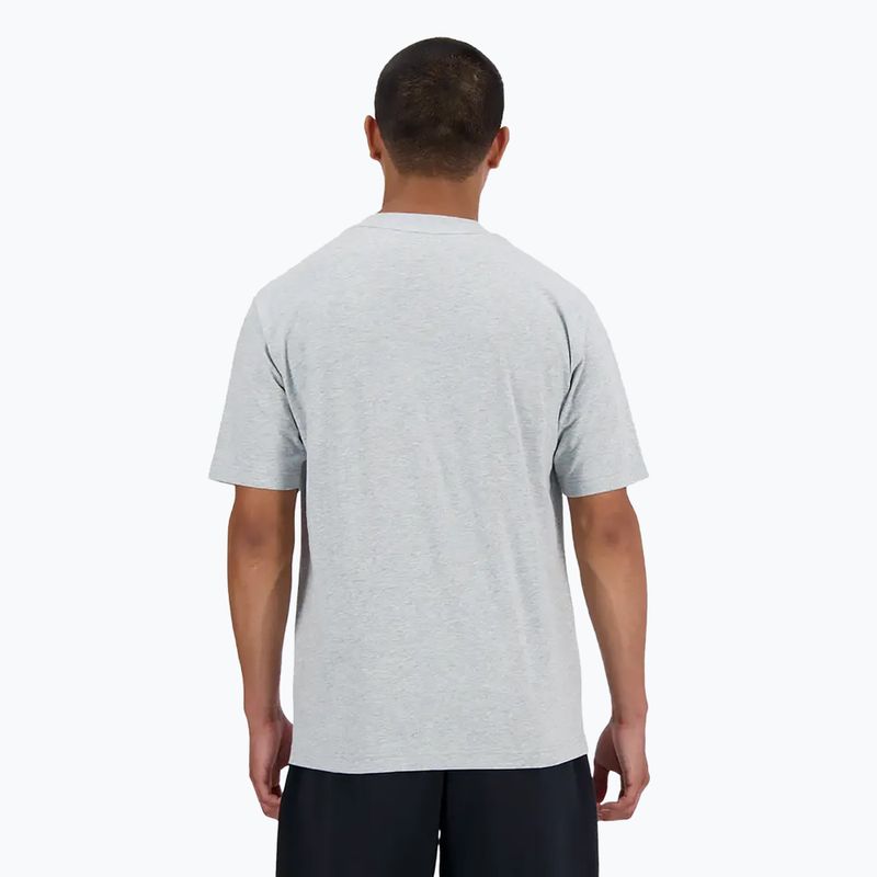 Men's New Balance Small Logo athletic grey T-shirt 2