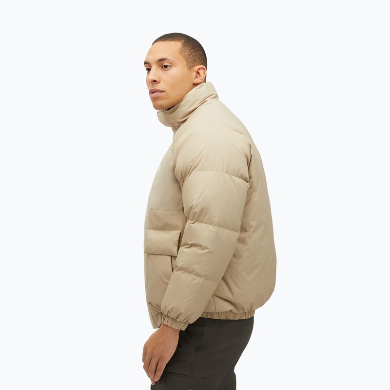 Men's down jacket New Balance NBX Academy Mix Down beige 4