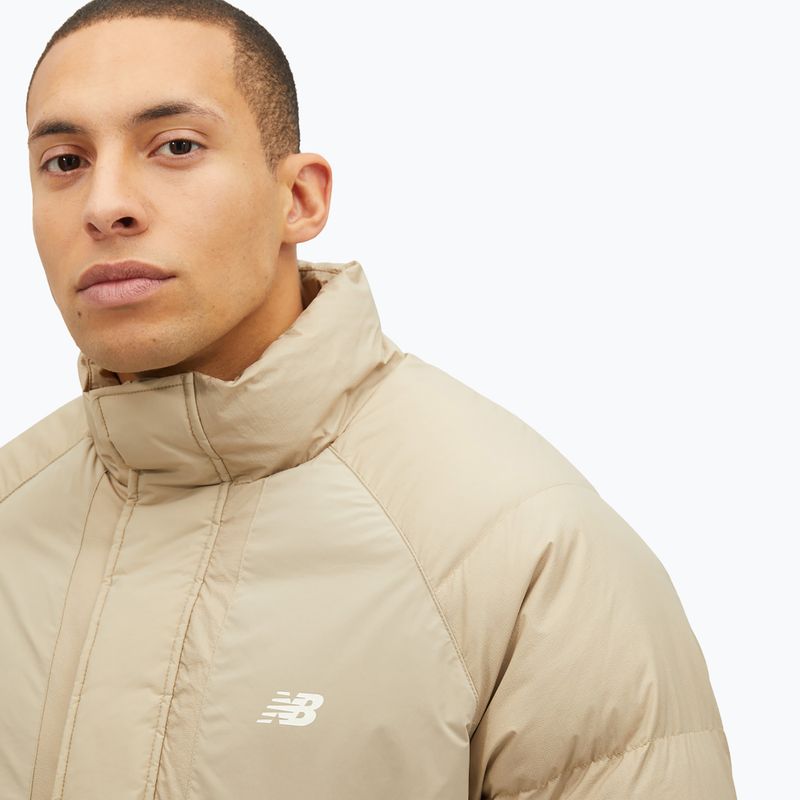 Men's down jacket New Balance NBX Academy Mix Down beige 5