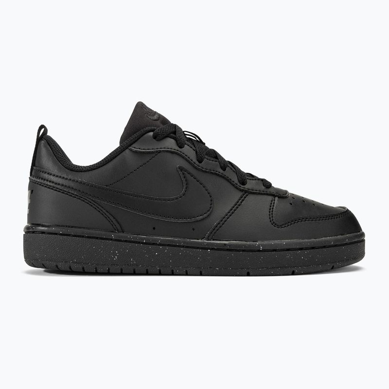 Nike Court Borough Low women's shoes Recraft black/black/black 2