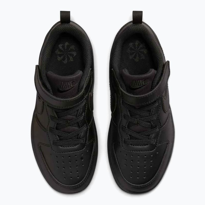 Children's shoes Nike Court Borough Low Recraft black/black/black 3