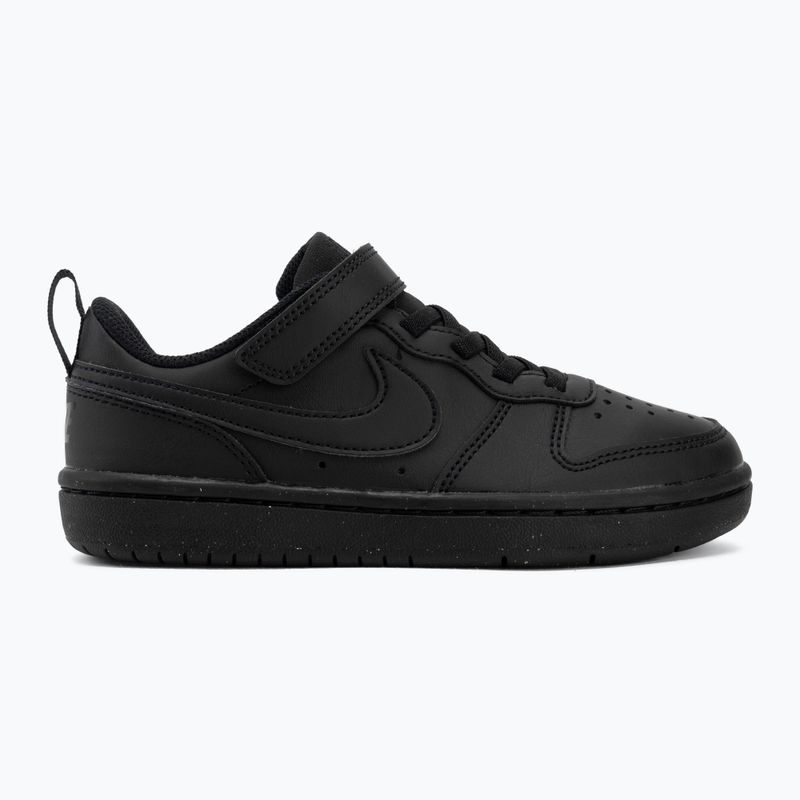 Children's shoes Nike Court Borough Low Recraft black/black/black 2