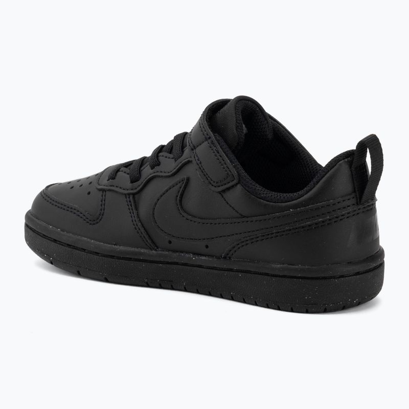 Children's shoes Nike Court Borough Low Recraft black/black/black 3