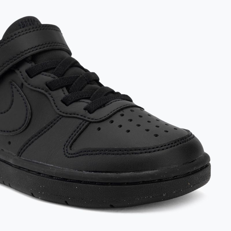 Children's shoes Nike Court Borough Low Recraft black/black/black 7