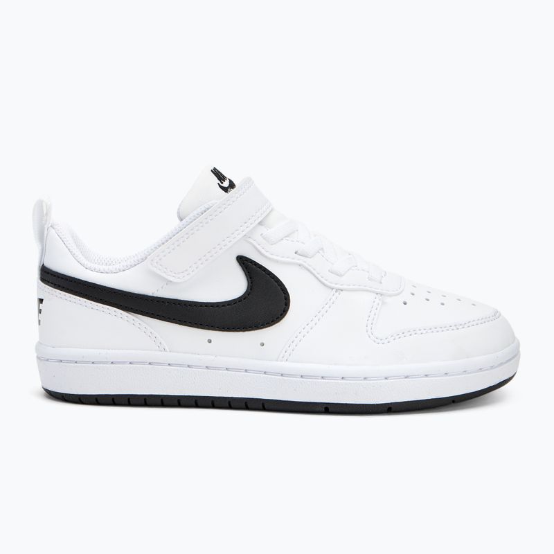 Nike Court Borough Low Recraft white/black children's shoes 2