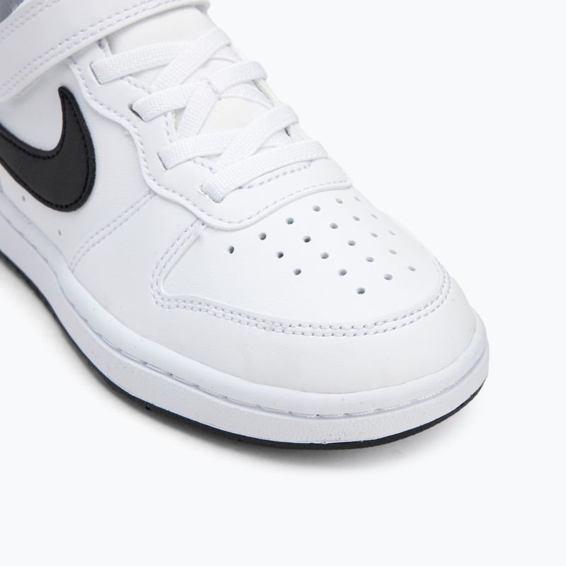 Nike Court Borough Low Recraft white/black children's shoes 7