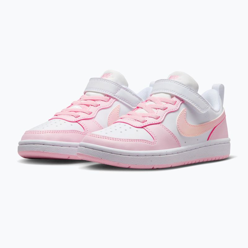 Children's shoes Nike Court Borough Low Recraft white/pink foam 3