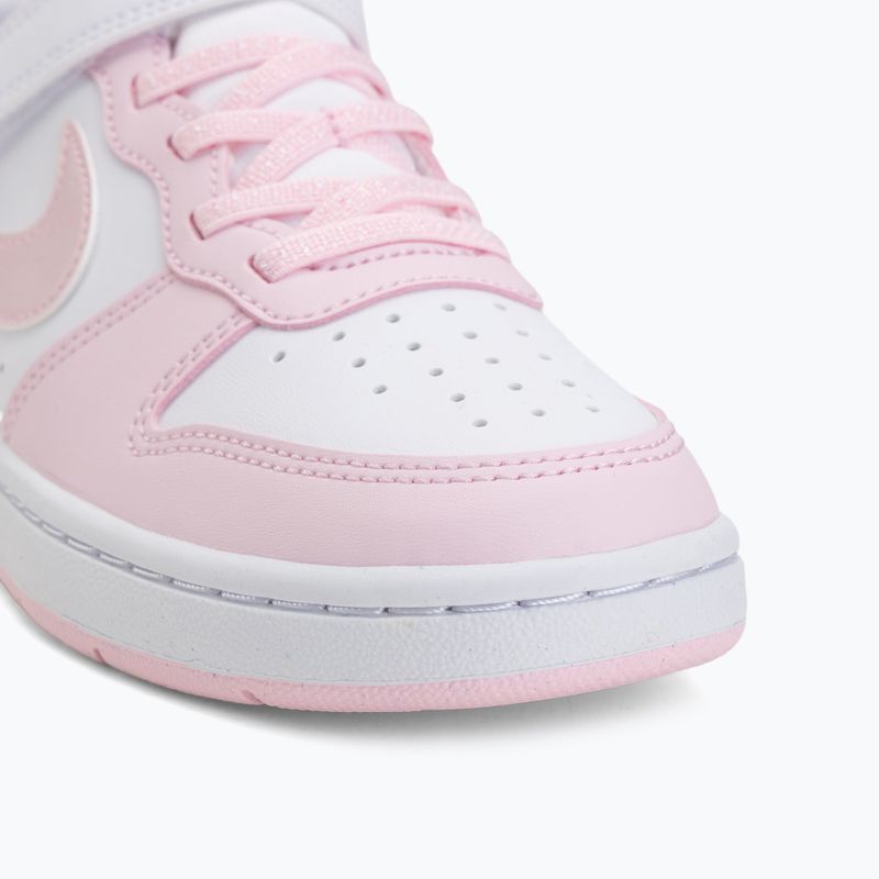 Children's shoes Nike Court Borough Low Recraft white/pink foam 7