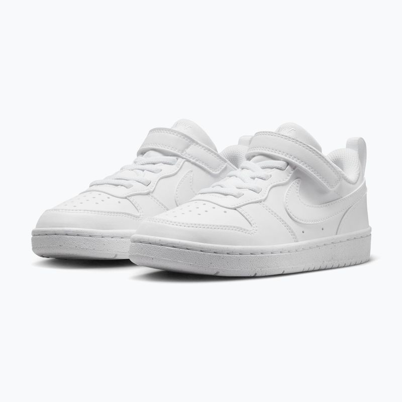 Children's shoes Nike Court Borough Low Recraft white/white/white 3