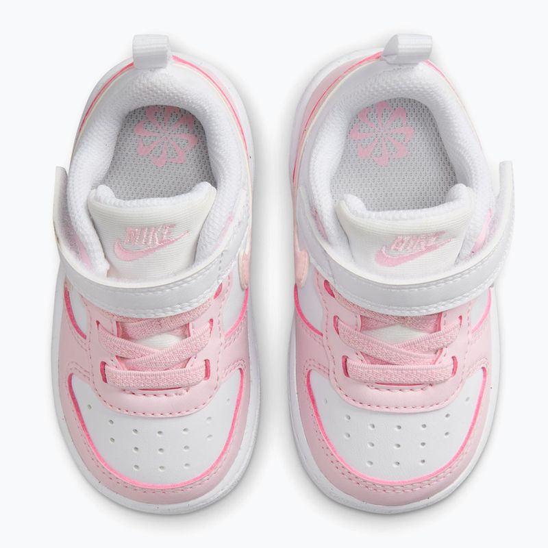 Children's shoes Nike Court Borough Low Recraft white/pink foam 4
