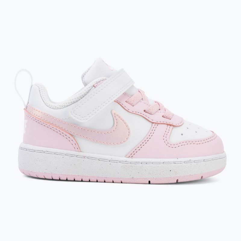 Children's shoes Nike Court Borough Low Recraft white/pink foam 2