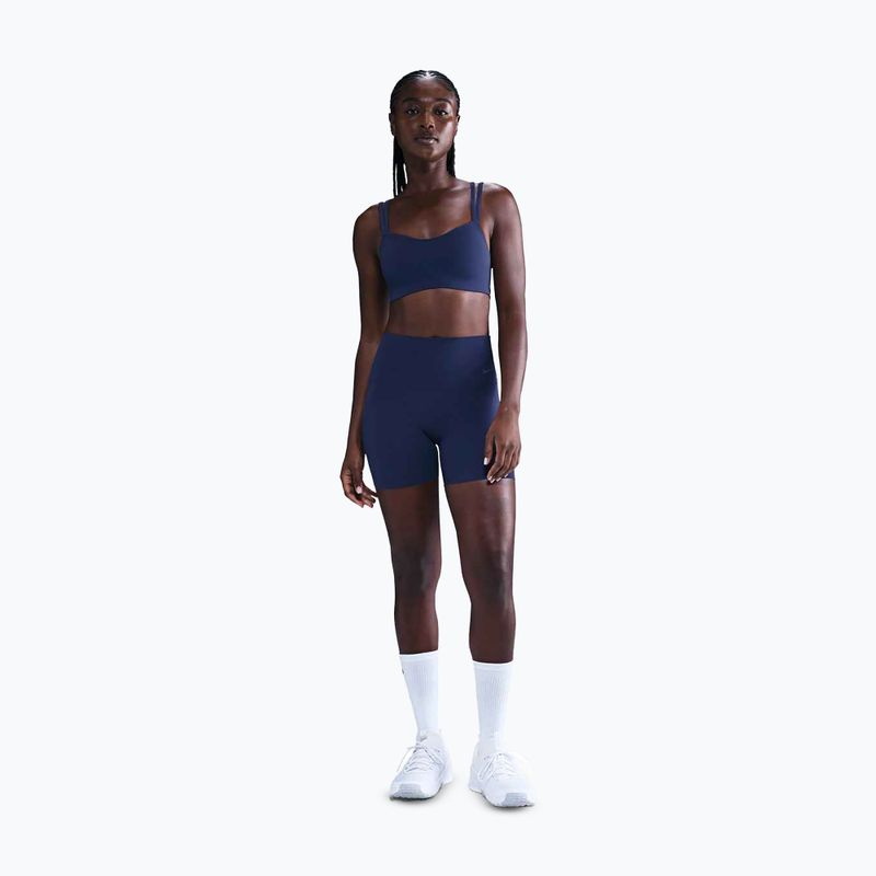 Training bra Nike Zenvy Strappy midnight navy/white 2